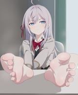 Alya, soles, animefeet Alya-san 1