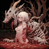 nsfw, nude, completely nude, blood, gore, guro s-566843200 copy