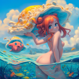 nsfw, nude, completely nude, dreamlike, surreal s-1643635996