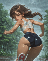 00371-317979744-realistic, from behind,__running, motion lines, motion blur.__petite, slim, toned, narrow waist, narrow shoulders, wide hips, lo