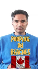 pooping