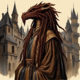 this dragonborn has dreads