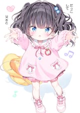original, kindergarten uniform, twin ponytails 抱っこのおねだりをするひらら