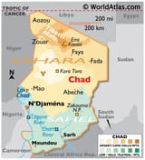 chad map