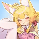 White silk pantyhose, cute, fox ears 柠檬静静静静