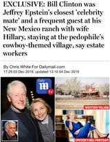 clintons at epstein&#039;s