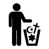 in the trash