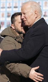 ukraine biden hugs zelensky