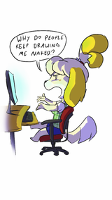 Isabelle googled herself, doesn&#039;t understand the internet 9282d173318b86d22e7dc14504ab458d
