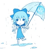 CIRNO IN THE RAIN SAD