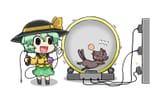 KOISHI GENERATES ELECTRICITY WITH ORIN WHO IS A CAT