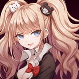 [danganronpa][enoshima junko][artist- momoko (momopoco)]