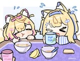 doggos eating