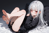 138471-1082003188-preteen girl long hair silver hair red eyes freckles, sole