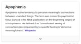Apophenia