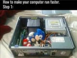 rSonicTheHedgehog - a stuffed toy in a computer