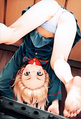 1girl, katyusha (girls und panzer), serious expression, tsurime, blonde hair, lo s-2955818446