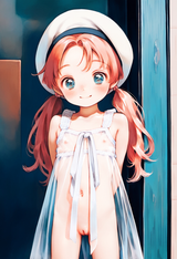 1girl, loli, aged down, child, little sister, baby girl, flat chest, completely s-4013050555