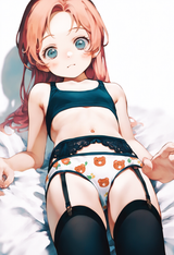 1girl, loli, aged down, little sister, immature female, garter belt, thighhighs, s-2053952403