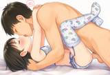 1girl, 1boy, age difference, height difference, loli, aged down, little sister, s-3778182501