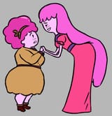 Princess Bubblegum and Aunt Lolly