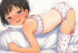 1girl, loli, aged down, little sister, immature female, {{garter belt}}, thighhi s-3088858350