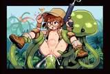 _Ass_focus, anal, just_the_tip, __ (in the style of metal_slug )__, outdoors jun s-285506873