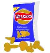 Penis Shaped Potato Chips