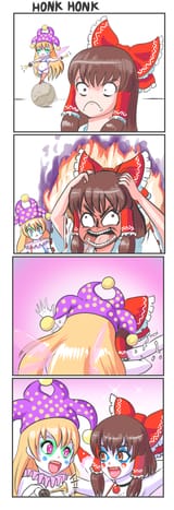 clownpiece honks reimu