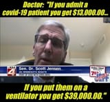 Hospitals get 13k dollars per covid-19 patient and 39k for ventilator - Biden&#039;s Bounties Deaths Killing Fields