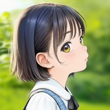 1girl, close-up, portrait, profile, from side, loli, child, female child, aged d s-4234275294