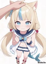 ugoira, samekosaba, sabart Head pat the SABA~!! - pixiv