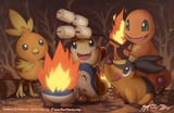 pokemon fire starts shmellows
