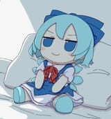cirno in bed