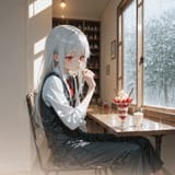 138811-3766191242-Sitting at cafe window alone_ADDBASE___Melia__, loli, vest, tie, shirt, leggings, skirt, sunny window_ADDCOL_rainy window, table