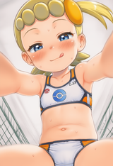 1girl, loli, aged down, immature female, child, Bonnie (pokemon), pokemon, pokem s-1717306618