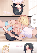 original, yuri, lesbian kiss アイスのせいで百合の夏が更に暑くなった