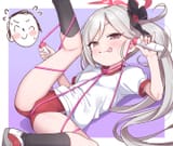 Blue Archive, Asagi Mutsuki, gym uniform ﾑﾁｭｷ…！