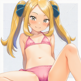 1girl, loli, aged down, immature female, child, Cynthia (pokemon), pokemon, poke s-678213738