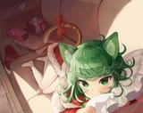 girl, christmas, Tatsumaki Christmas cat Tatsumaki