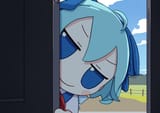 cirno peeking