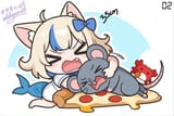 HololiveEN, animegirl, game 究極の一切れバトル！
