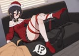 sole, original character, The soles of feet in socks 圣诞快乐，杨桃小姐