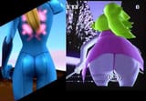 Zero Suit Peach Butt Shots