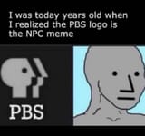 pbs logo npc meme