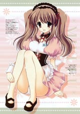 8611 - cosplay couettes hasekura_chiaki mikuru petite_culotte poitrine rayures rougissement serveuse suzumiya_haruhi_no_yuuutsu