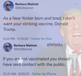 covid vaccine tds hypocrisy
