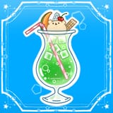 original, looks delicious, bear くまさんクリームソーダ