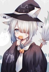 TrickOrTreat2024, boy, cat ears お菓子くれなきゃいたずらするよ