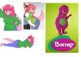 barney and his wife